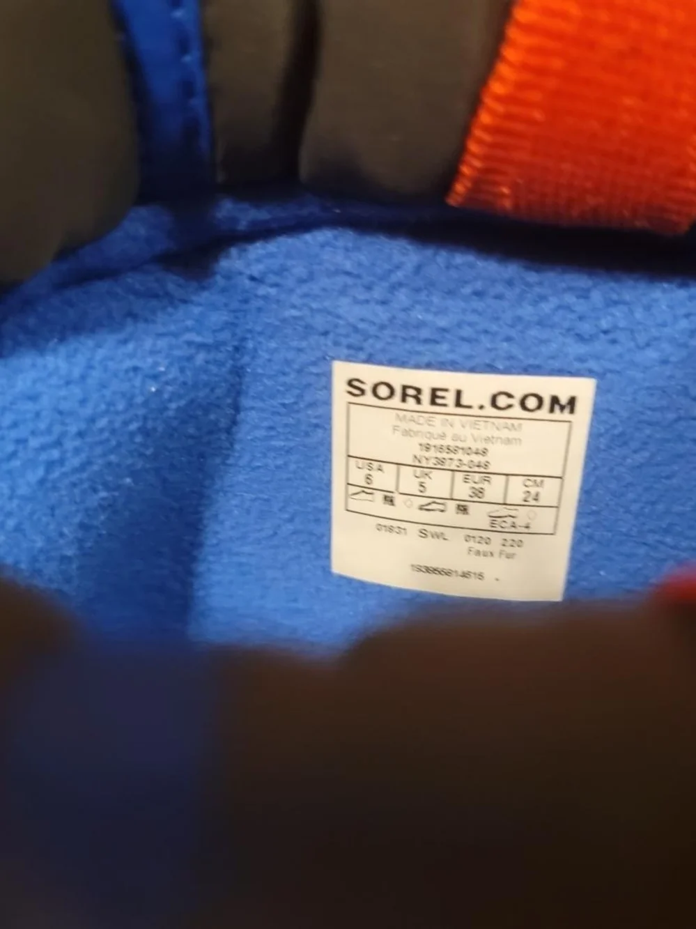 Sorel Kids Size 6 big boys Grey Boots winter, waterproof ,